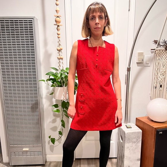 Vintage 60s minidress - Picture 2 of 7